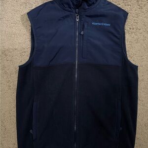 Vineyard Vines Men's Dark Blue Vest M